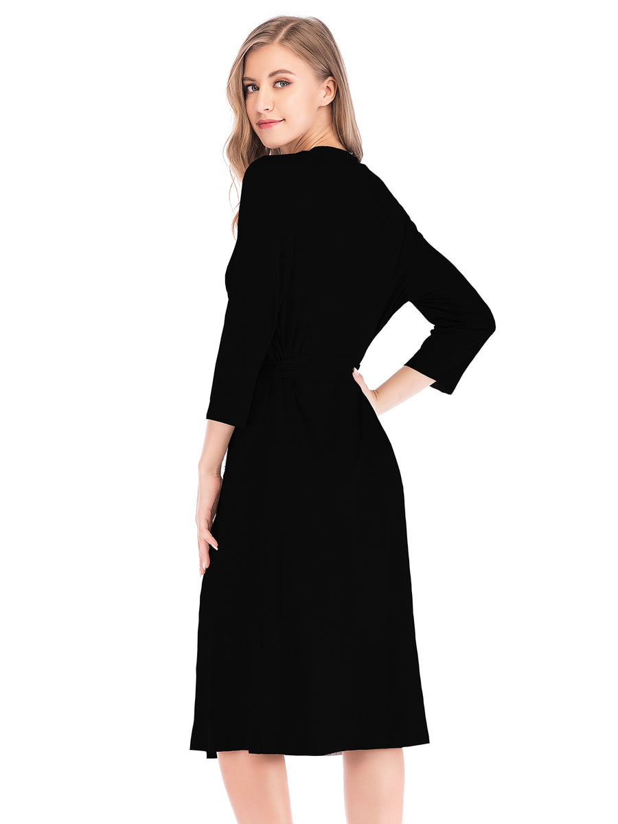 Plunge Tie-Front Night Dress