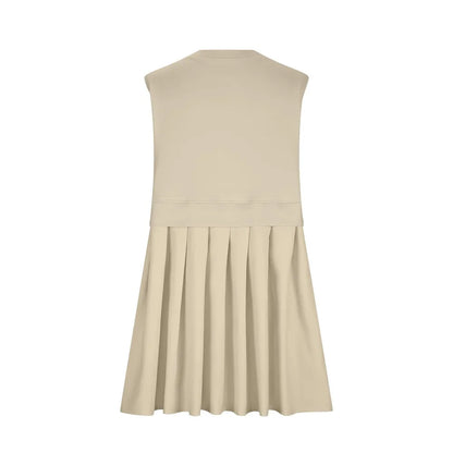 Pleated Sleeveless Mini Dress — AREVONNE product view 2