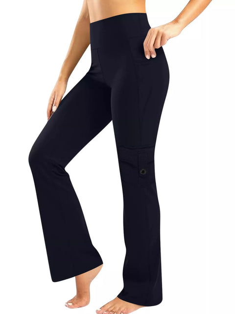 Pocketed High-Waist Active Pants