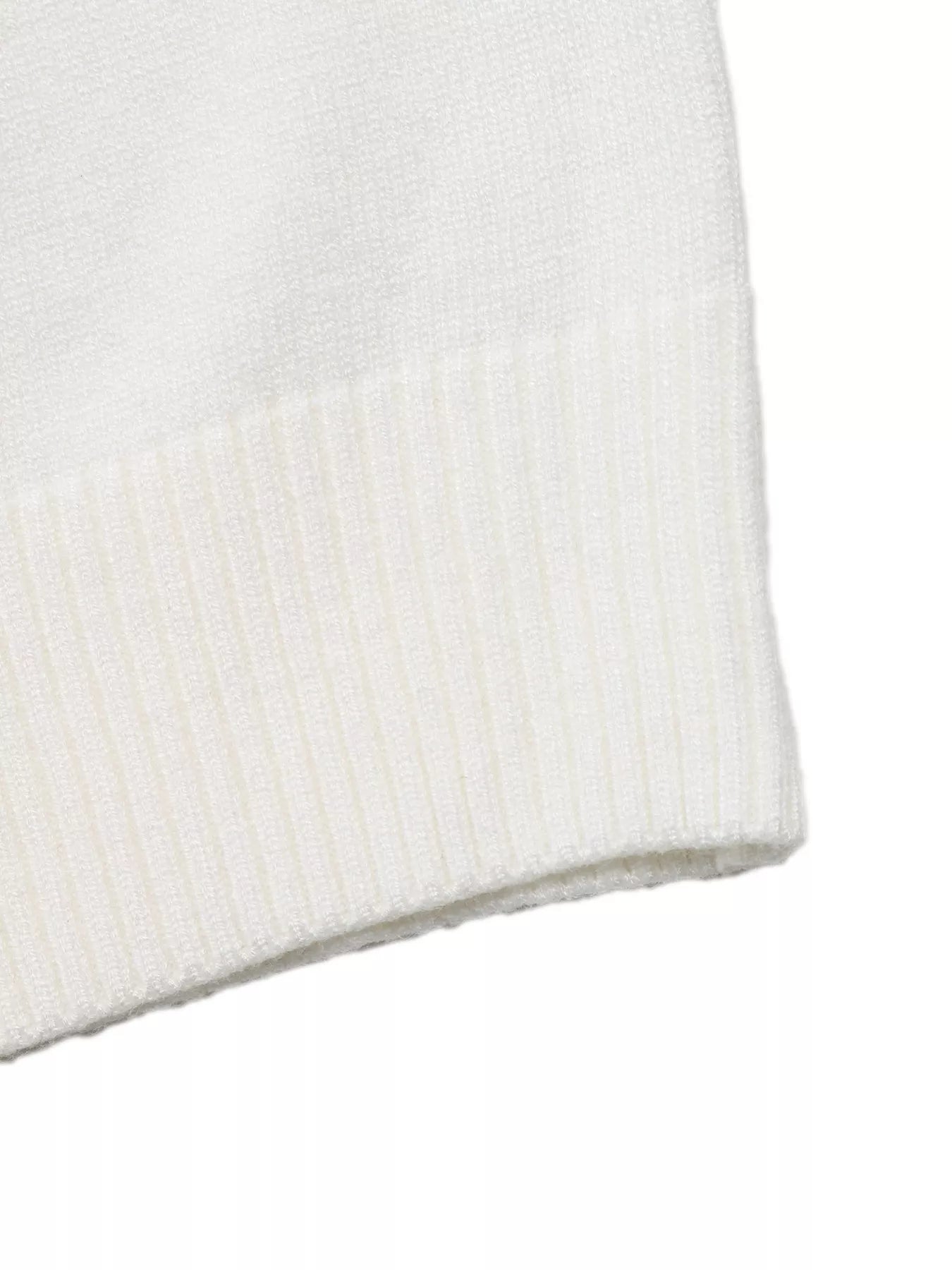 Bow-Embellished Lace-Trim Sweater — AREVONNE product view 14